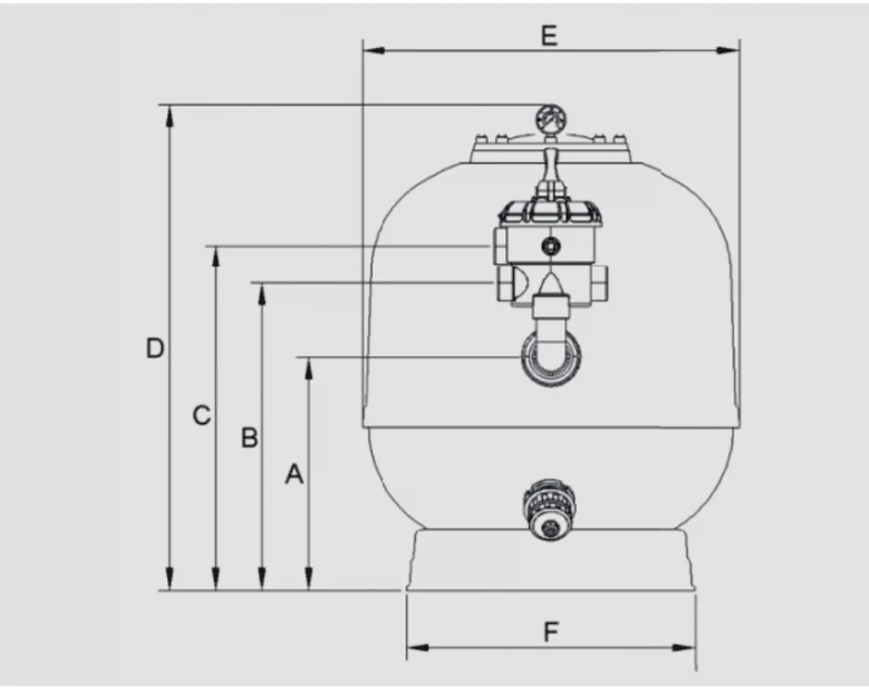 Zodiac MS 650 zandfilter