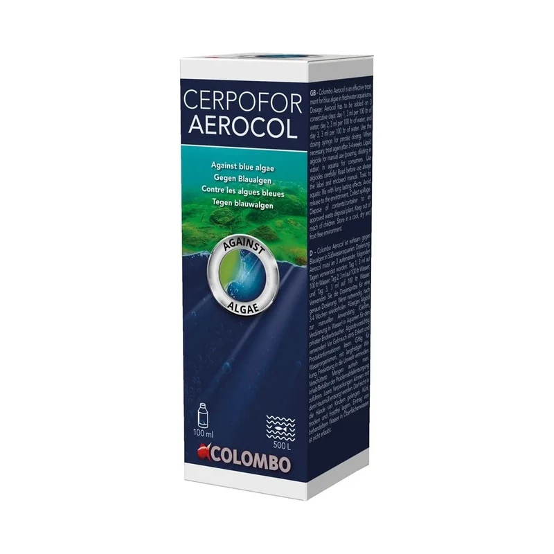 CERPOFOR AEROCOL 100 ML-1000 L - Aerocol Traite les infections bactériennes et maladie fongique en Aquarium