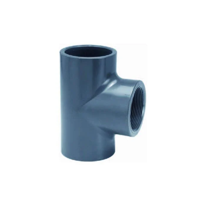 Pièce en T 90° PVC - Collé/Fileté - Sous pression