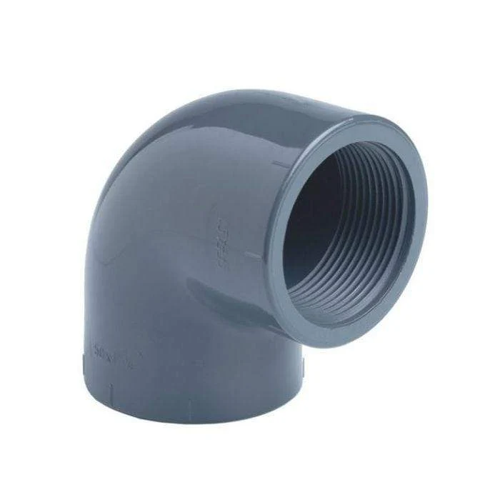 Coude 90° PVC - Collé/Fileté - Sous pression