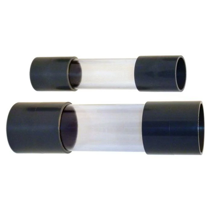 Manchon avec regard PVC - À coller - Sous pression - Regard PVC Transparent
