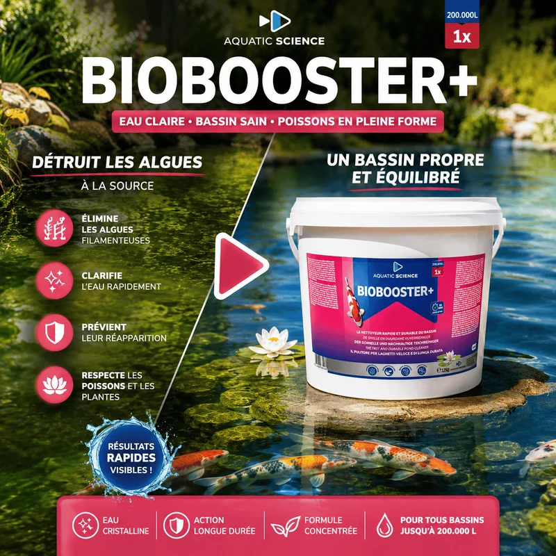 Biobooster+ pour 200m³ - Le nettoyeur du bassin