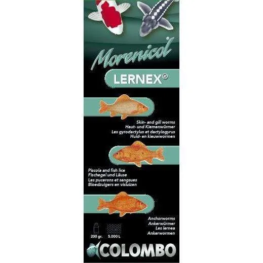 Lernex 200gr/5.000litres - Contre les vers de la peau et des branchies - Morenicol Colombo
