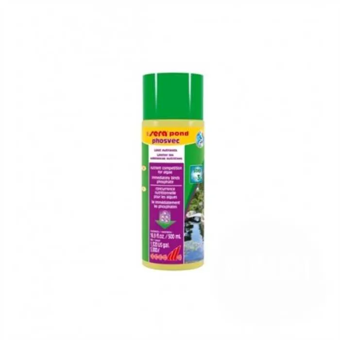 SERA POND PHOSVEC 500ML - - Limite les algues noirs & verts en aquarium