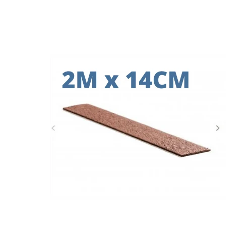 Ecolat droite Brun - 2M x 14CM x 1CM - Bordure de bassin ECOO
