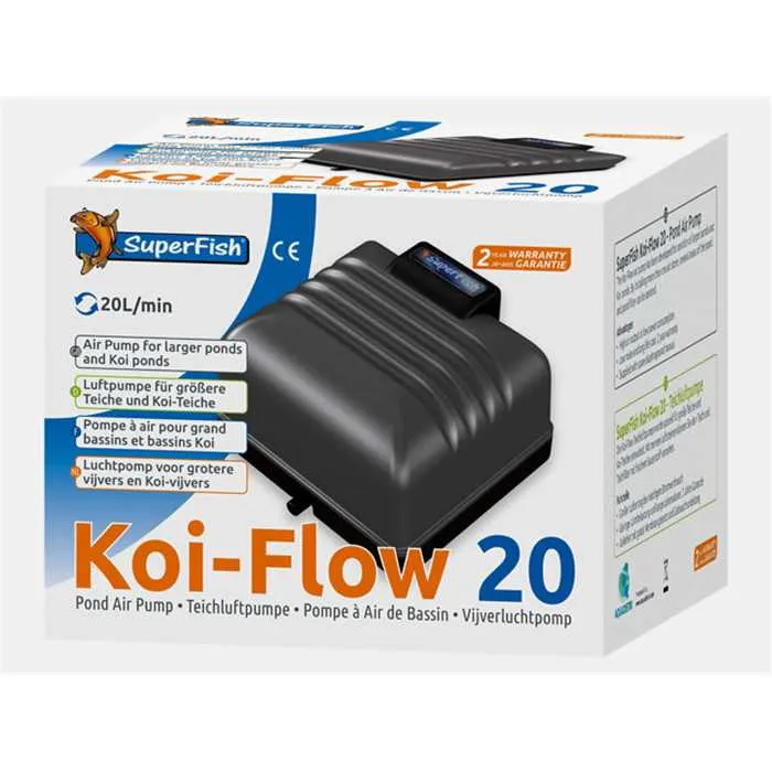 Koi-Flow 20 - Pompe à air - Superfish