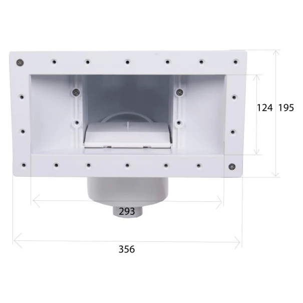 Skimmer blanc la bouche grande - AquaForte