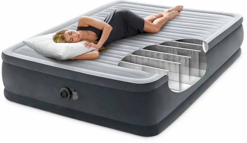 Intex Comfort Plush Hoog luchtbed - Queensize (152 cm)