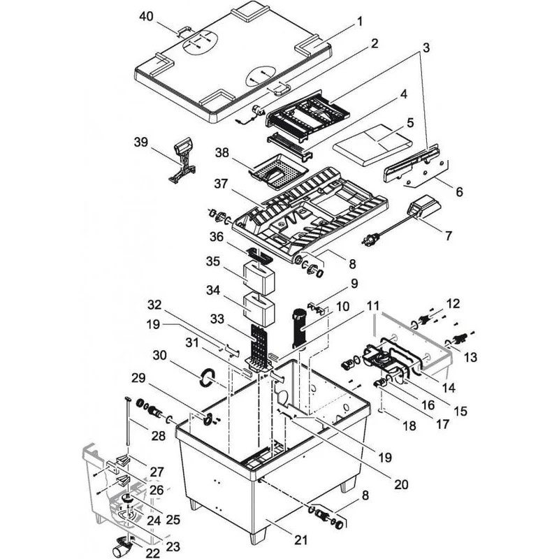 Pièces détachées pour Oase Biotec Screenmatic 36