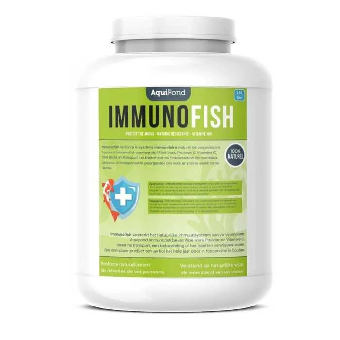 Aquipond ImmunoFish - Soin de la mucosité pour carpes koïs
