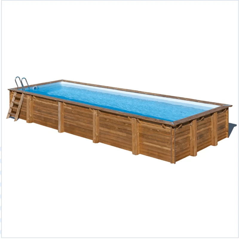 Gre Houten zwembad Mint rechthoekig 1010 cm x 418 cm x 146 cm