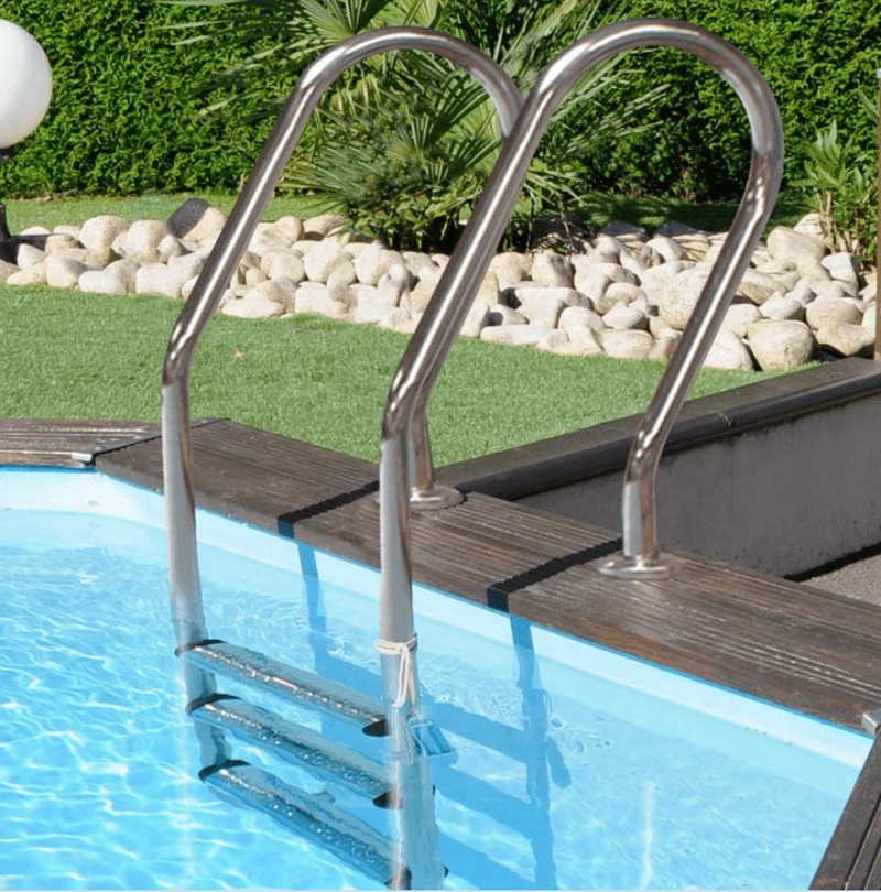 Gre Houten zwembad Mint rechthoekig 1010 cm x 418 cm x 146 cm
