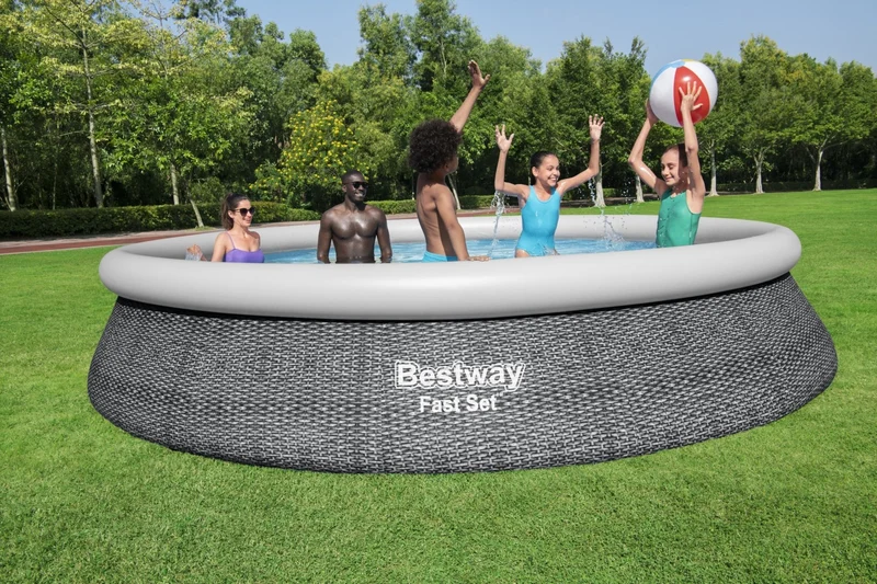 Bestway opzetzwembad Fast Set rond Ø457x84cm