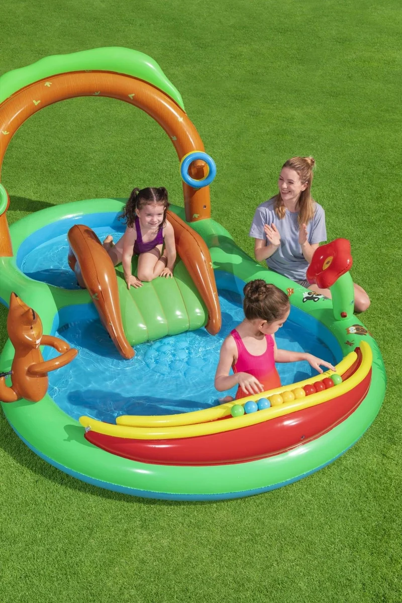 Bestway Opblaasbaar Zwembad: Friendly Woods Playcenter