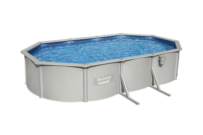 Bestway Hydrium stalen zwembad ovaal 610 cm x 360 cm x 120 cm