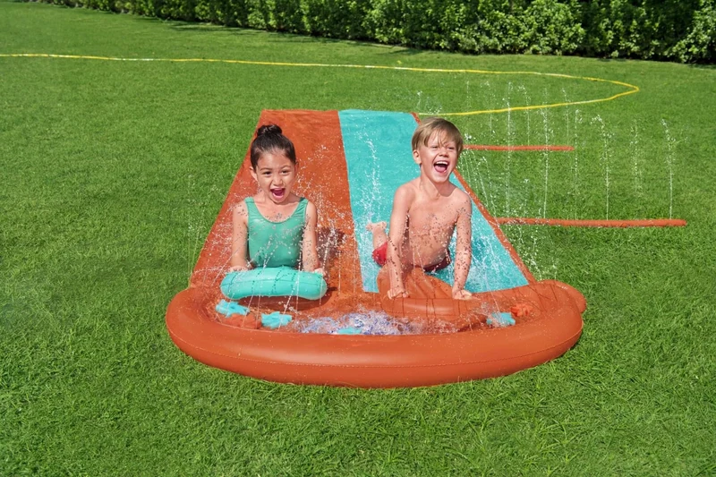 Waterglijbaan Buikschuifbaan met Waterpistool 488cm