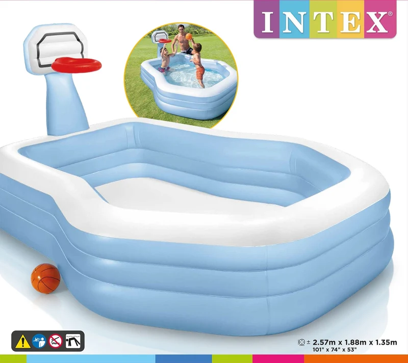 Intex Shootin' Hoops opblaaszwembad