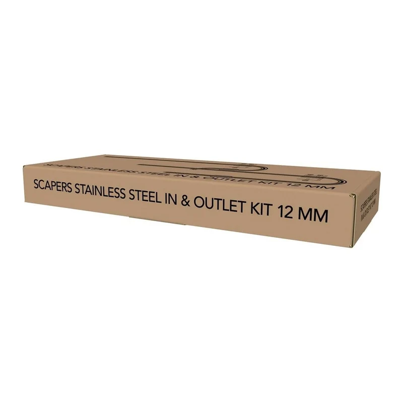 SF SCAPERS STAINLESS STEEL IN&OUTLET KIT 12 MM
