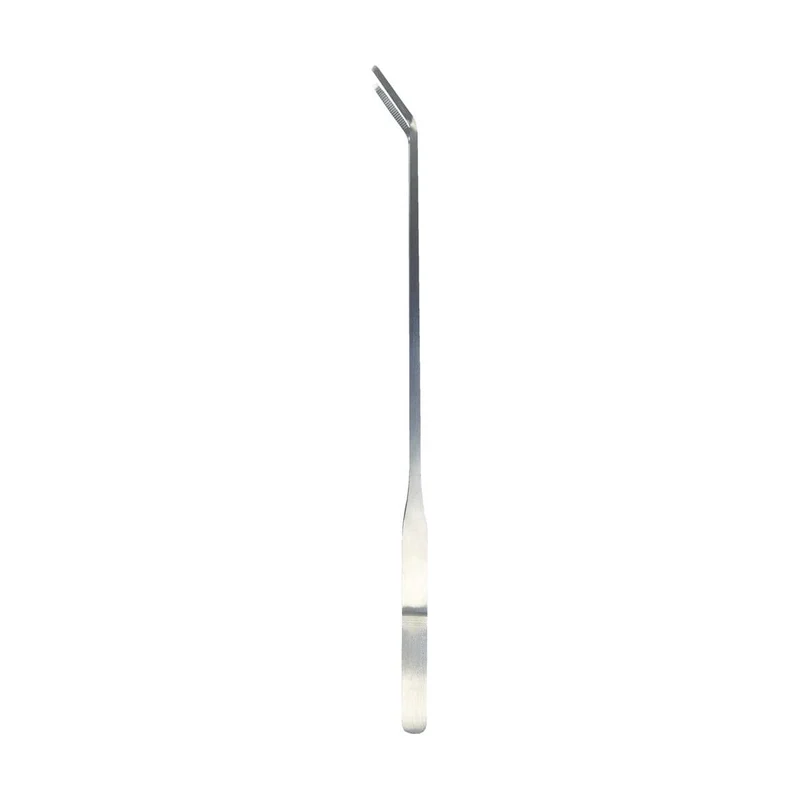 SF STAINLESS STEEL PLANT TWEEZERS 48 CM CURVED
