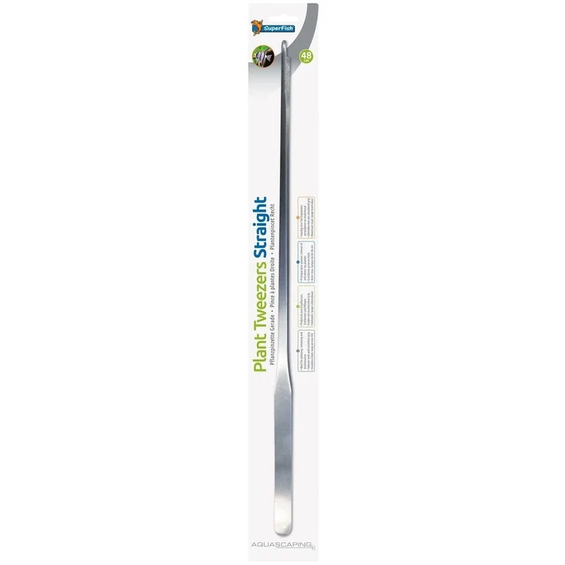 SF STAINLESS STEEL PLANT TWEEZERS 48 CM STRAIGHT