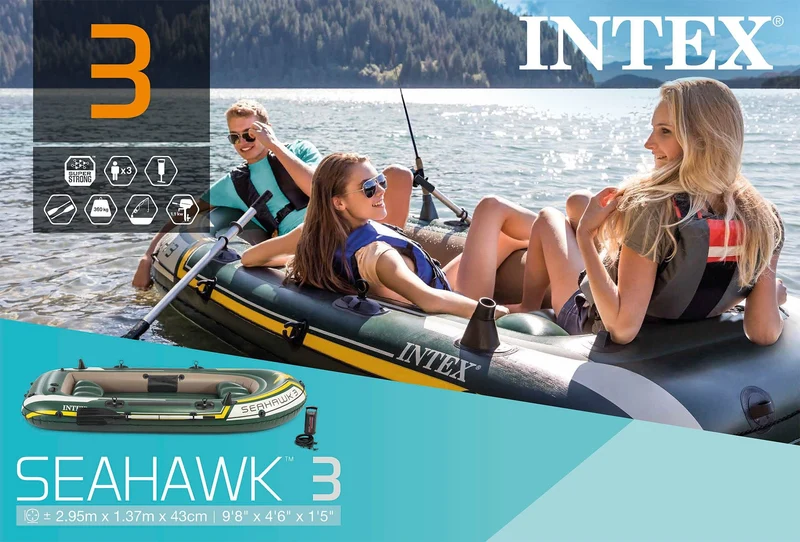 Intex Seahawk 3 opblaasboot set