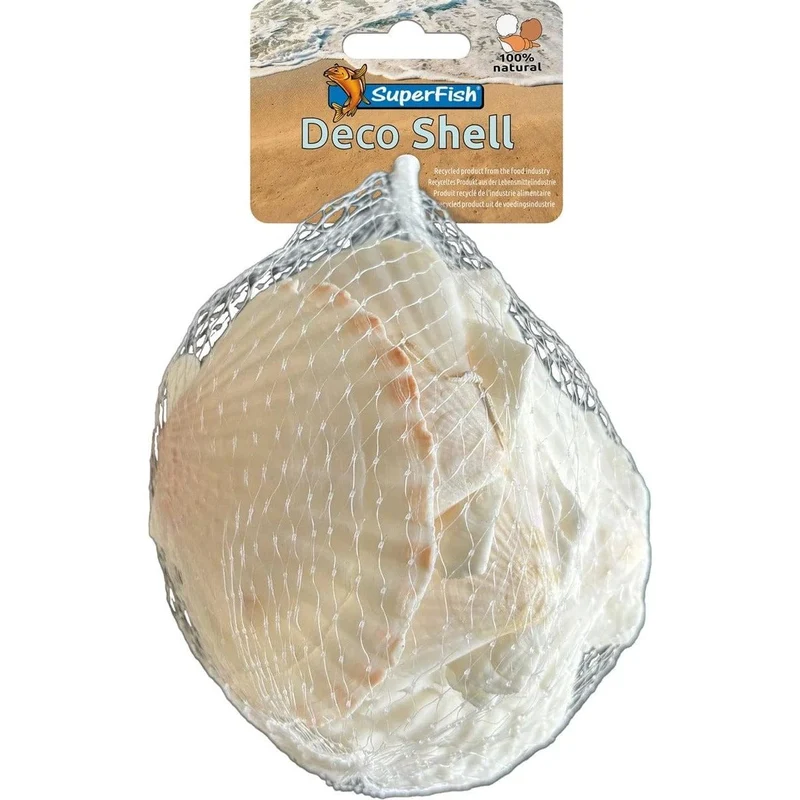 SF DECO SHELL SCALLOP WHITE 200 GRAM