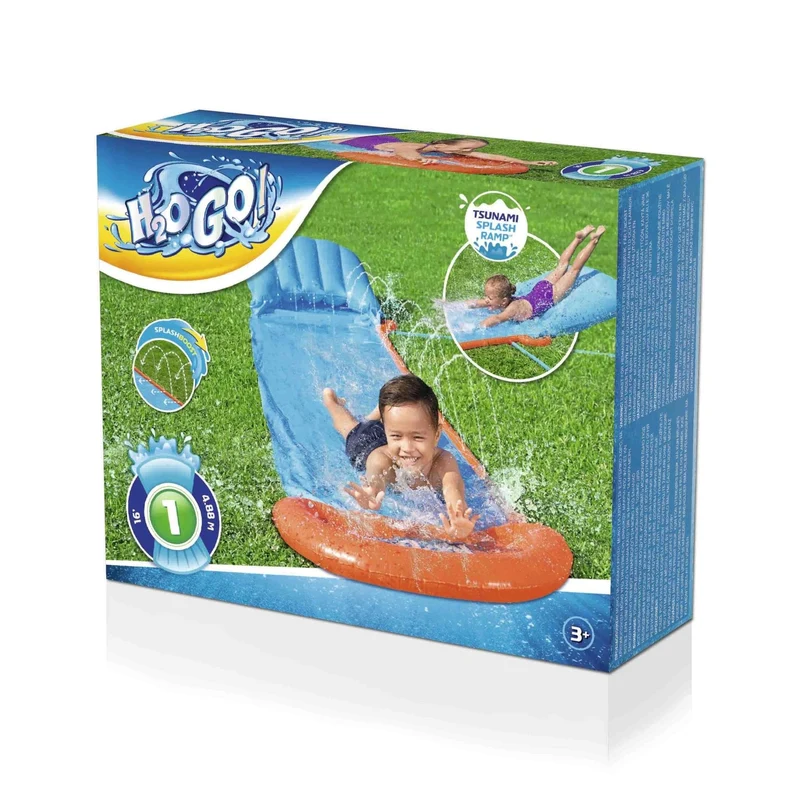 Bestway H2OGO! Waterglijbaan Tsunami Splash Ramp (1 persoon)