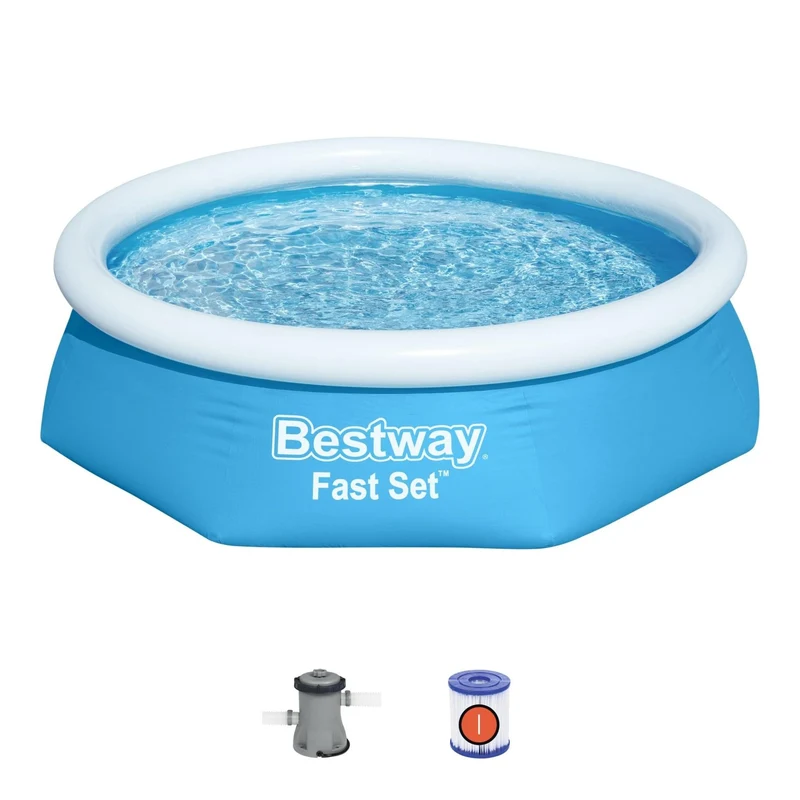 Bestway Fast Set zwembad Ø244cm x 61cm + filterpomp