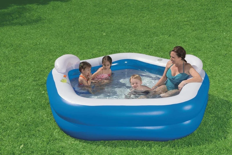 Bestway vijfhoekig familiezwembad 213cm x 207cm x 69cm