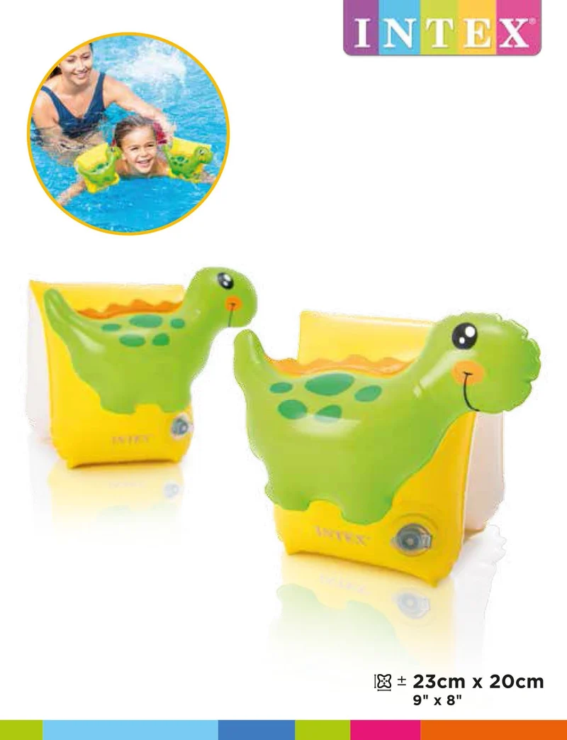 Intex Safe zwembandjes dino