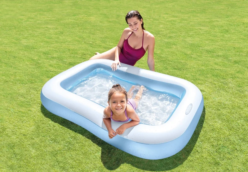 Intex Rechthoekig Opblaas zwembad 166 cm x 100 cm x 25 cm