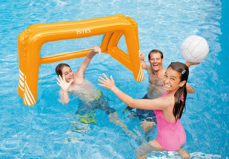 Intex opblaasbare goal set - Oranje