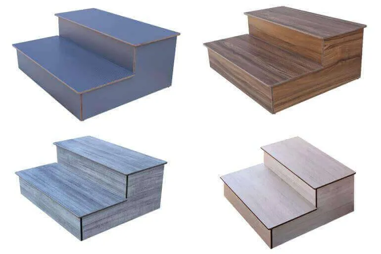 Escada de acesso a SPA