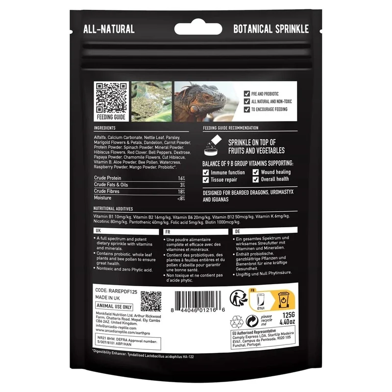 ARCADIA EARTH PRO DRAGON FUEL 125 GRAM