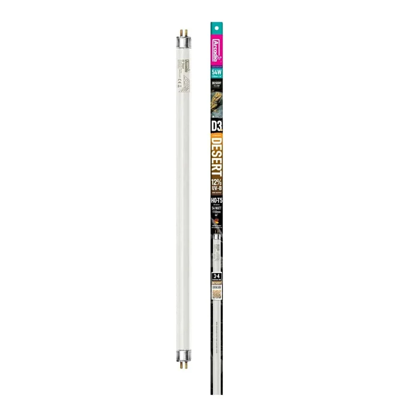 ARCADIA D3+ DESERT T5 LAMP 12% UVB 117CM 54 WATT