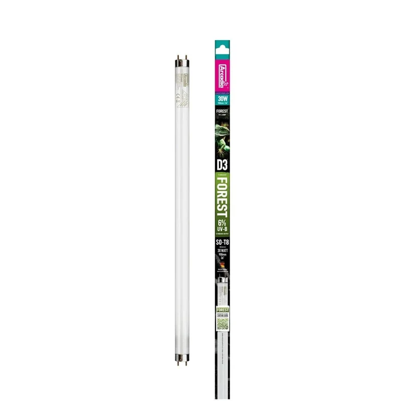 ARCADIA D3 FOREST T8 LAMP 6% UVB 90CM 30 WATT