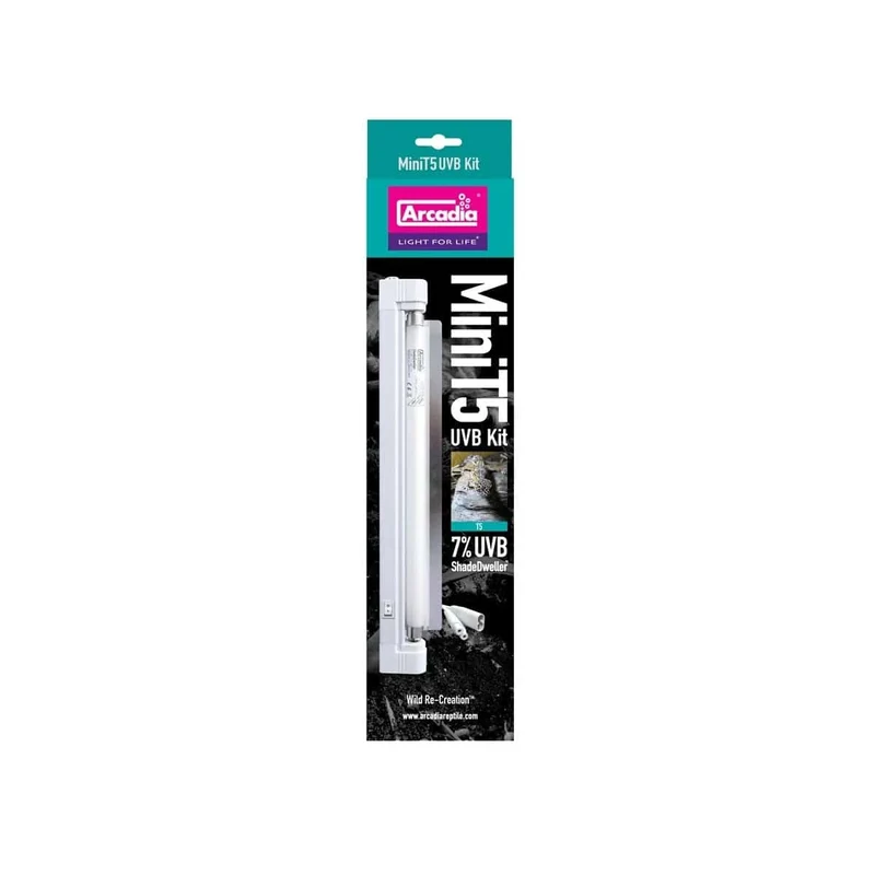 ARCADIA T5 UVB MINI KIT SHADEDWELLER 7% UVB 8 WATT