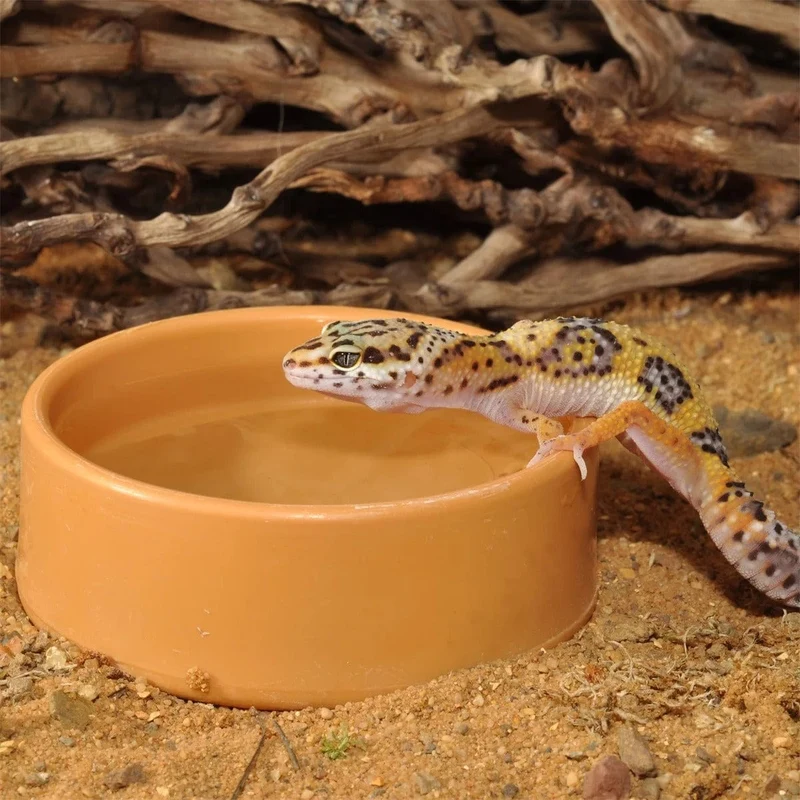 HABISTAT ROUND PLASTIC WATER BOWL LARGE 13 X 13 X 4.5CM