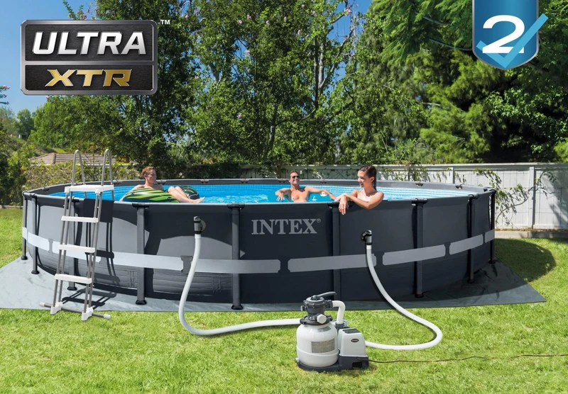 Intex Ultra XTR Frame zwembad - 610 x 122 cm - met zandfilterpomp en accessoires