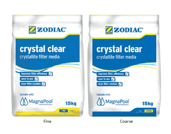 Vidro Puro (meio filtrante) Crystal Clear