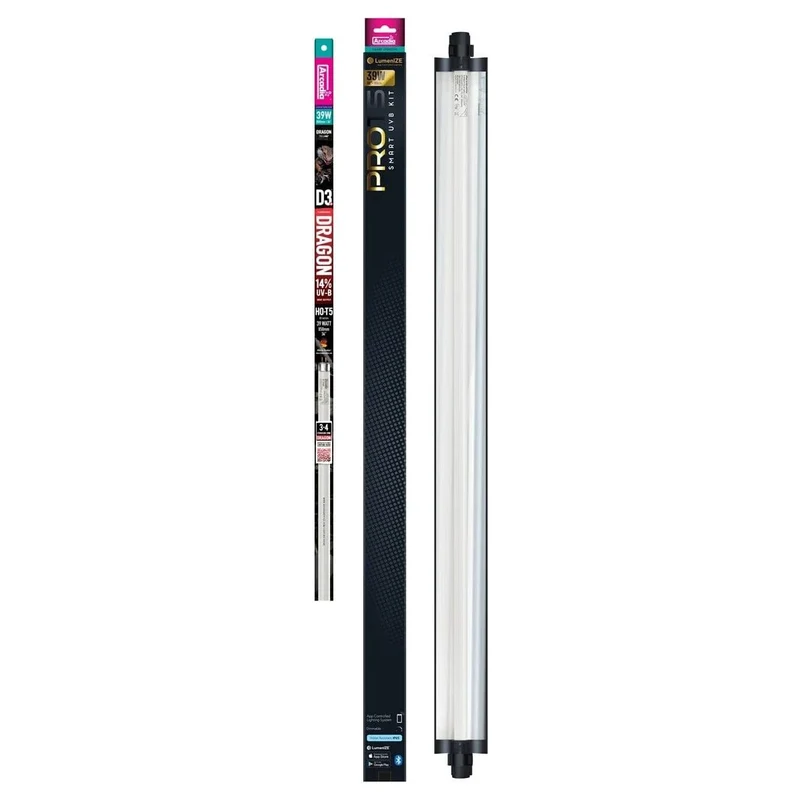 LUMENIZE PRO T5 UVB KIT DRAGONLAMP 14% UV-B, 39 WATT