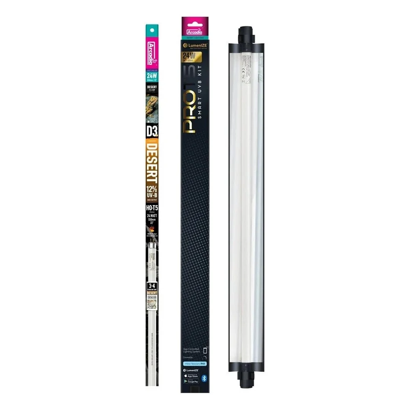 LUMENIZE PRO T5 UVB KIT D3+ 12% UVB 24 WATT