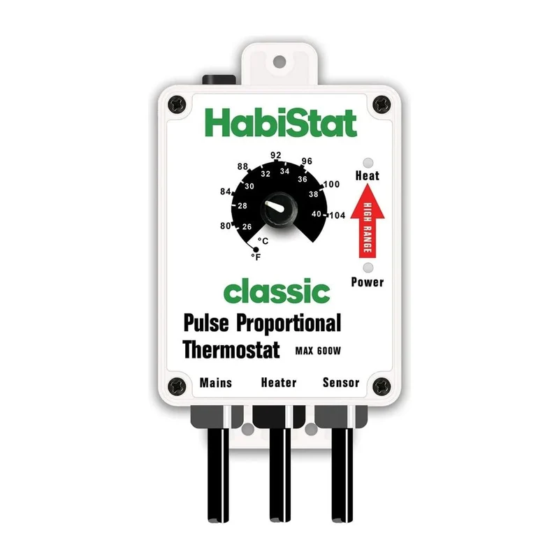 HABISTAT PULSE THERMOSTAT HIGH RANGE WHITE 600 WATT
