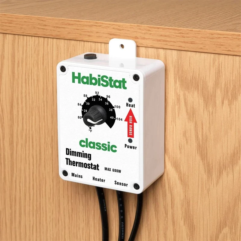 HABISTAT DIMMING THERMOSTAT HIGH RANGE WHITE 600 WATT