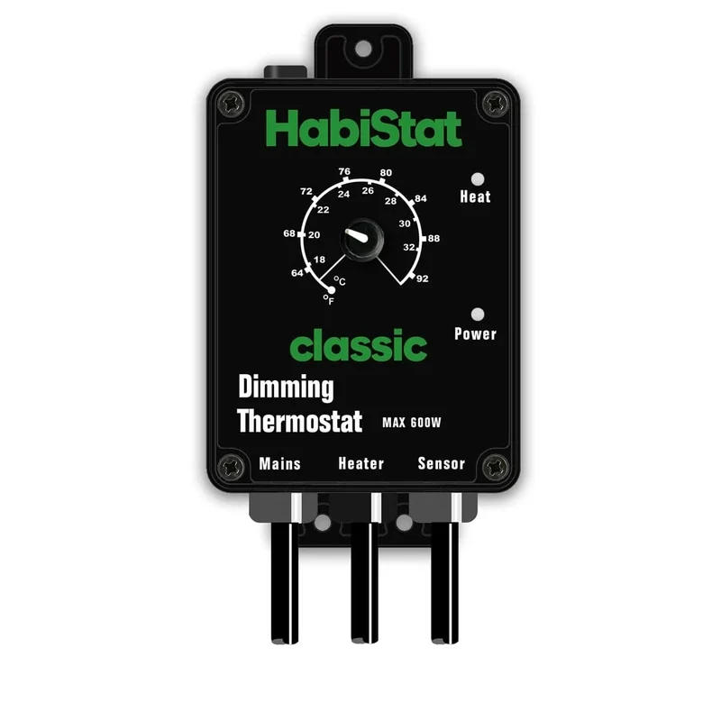 HABISTAT DIMMER THERMOSTAT BLACK 600 WATT