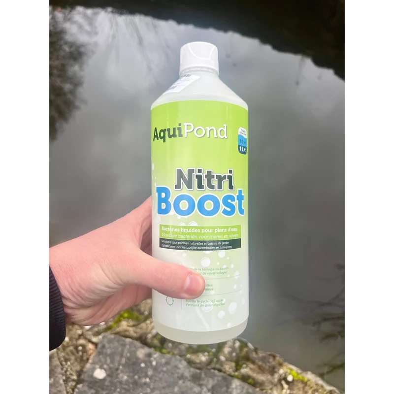 Aquipond NitriBoost - Bactéries Liquides Nitrifiantes pour 10M³ - 1L