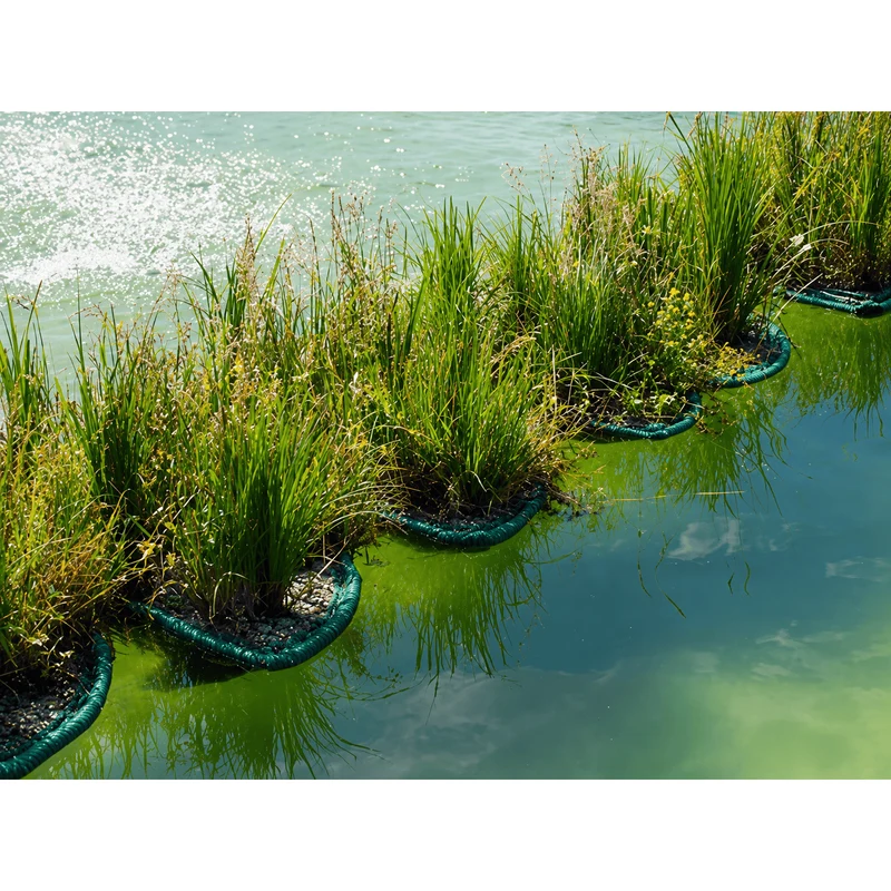Île Flottante pour Étang Type 81 - Support de Plantation Aquatique