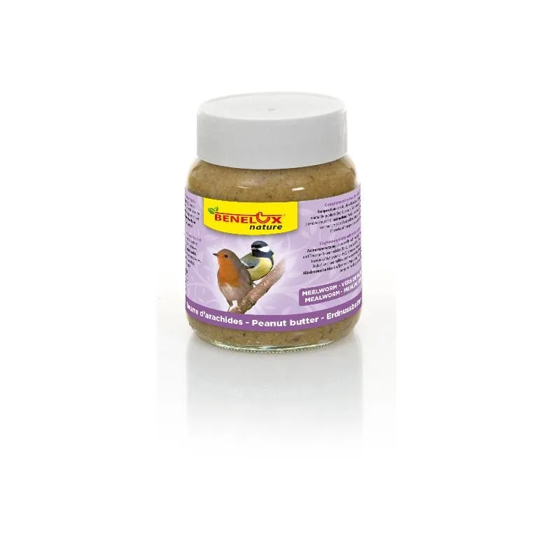BEURRE DE CACAHUETES+VERS DE FARINE 350 G OISEAUX DU CIEL
