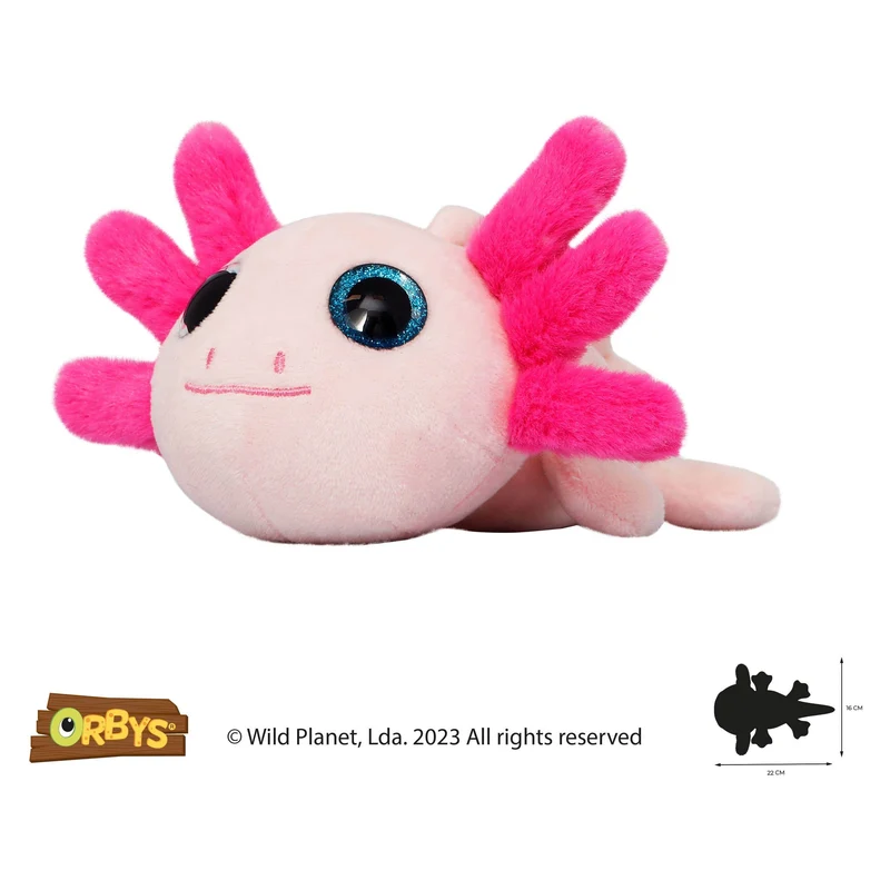 Peluche Axolotl Orbys 22CM