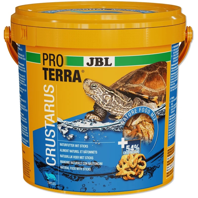 ProTerra JBL Crustarus - Mélange alimentaire complet pour tortues d’eau et cistudes à base d’écrevisses, de poissons, de crevettes et de bâtonnets